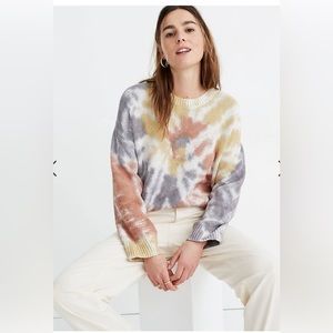 Madewell tie-dye Westford pullover sweater